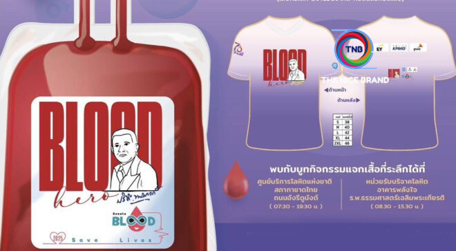 รวมใจ ให้โลหิต 1 พฤษภาคม วันแรงงานไทย